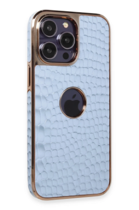 Newface iPhone 13 Pro Max Kılıf Snake Kapak - Sierra Blue resmi