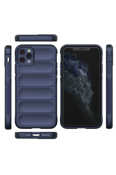 Newface iPhone 11 Pro Kılıf Optimum Silikon - Lacivert resmi
