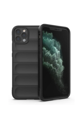 Newface iPhone 11 Pro Max Kılıf Optimum Silikon - Siyah resmi