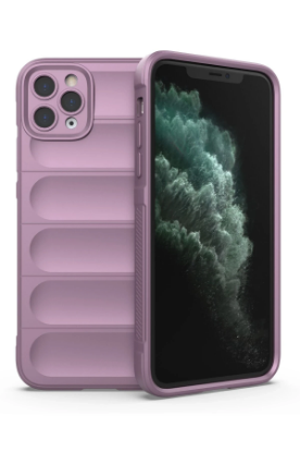 Newface iPhone 11 Pro Max Kılıf Optimum Silikon - Mor resmi