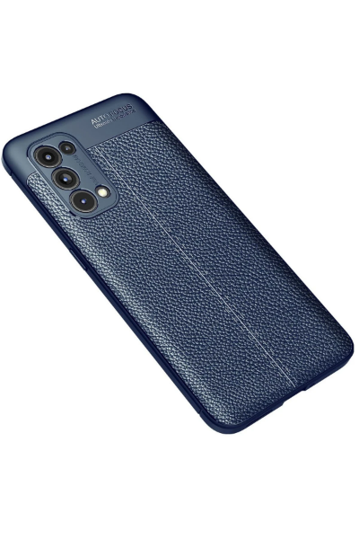 Newface Oppo Reno 5 Pro Kılıf Auto Focus Kapak - Lacivert resmi