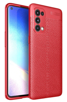 Newface Oppo Reno 5 Pro Kılıf Auto Focus Kapak - Kırmızı resmi