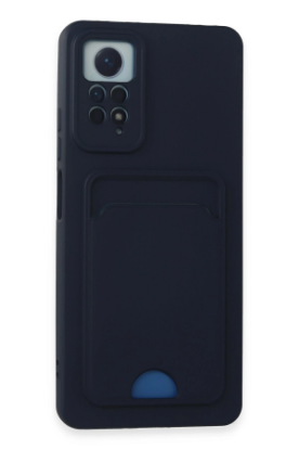 Newface Xiaomi Redmi Note 12 Pro 4G Kılıf Kelvin Kartvizitli Silikon - Lacivert resmi