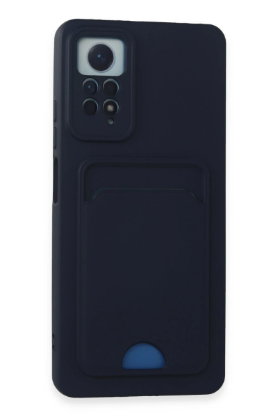 Newface Xiaomi Redmi Note 12 Pro 4G Kılıf Kelvin Kartvizitli Silikon - Lacivert resmi