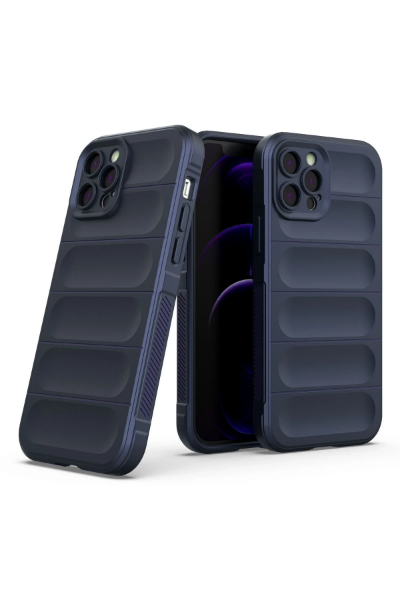Newface iPhone 12 Pro Kılıf Optimum Silikon - Lacivert resmi