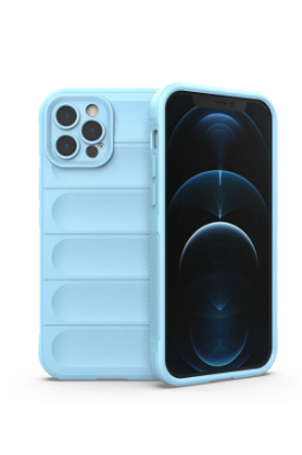 Newface iPhone 12 Pro Kılıf Optimum Silikon - Sky Blue resmi
