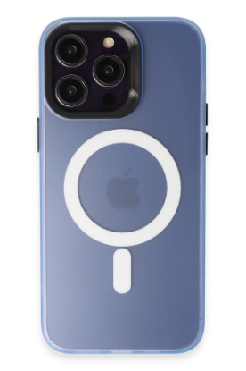 Joko iPhone 13 Pro Max Kılıf Mateks Magsafe Kapak - Sierra Blue resmi