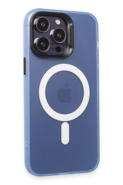 Joko iPhone 13 Pro Max Kılıf Mateks Magsafe Kapak - Sierra Blue resmi