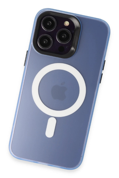 Joko iPhone 13 Pro Max Kılıf Mateks Magsafe Kapak - Sierra Blue resmi