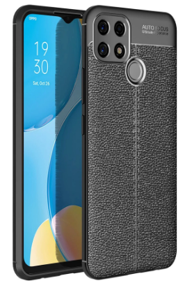 Newface Oppo A15 Kılıf Auto Focus Kapak - Siyah resmi