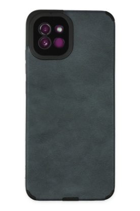 Newface Samsung Galaxy A03 Kılıf Loop Deri Silikon - Lacivert resmi