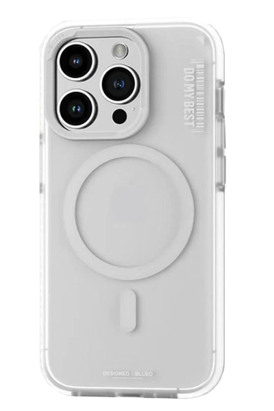 Newface iPhone 14 Pro Kılıf Blueo Friendly Magsafe Kapak - Beyaz resmi