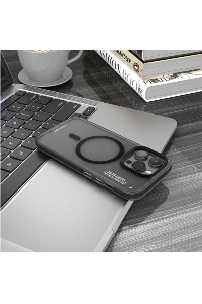 Newface iPhone 14 Pro Kılıf Blueo Friendly Magsafe Kapak - Beyaz resmi