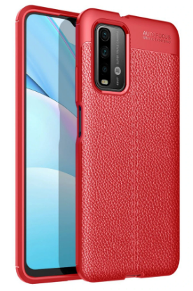 Newface Xiaomi Redmi 9T Kılıf Auto Focus Kapak - Kırmızı resmi