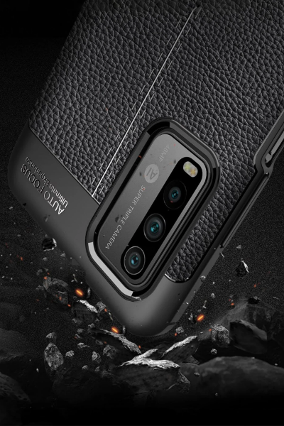 Newface Xiaomi Redmi 9T Kılıf Auto Focus Kapak - Kırmızı resmi