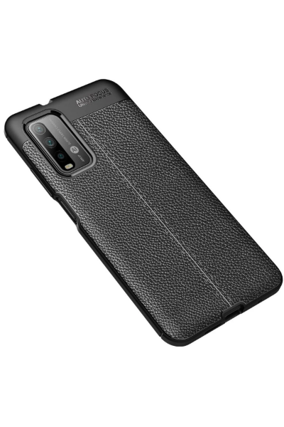 Newface Xiaomi Redmi 9T Kılıf Auto Focus Kapak - Siyah resmi