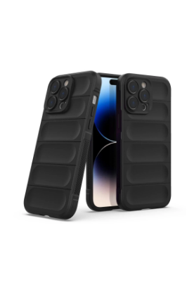 Newface iPhone 14 Pro Max Kılıf Optimum Silikon - Siyah resmi