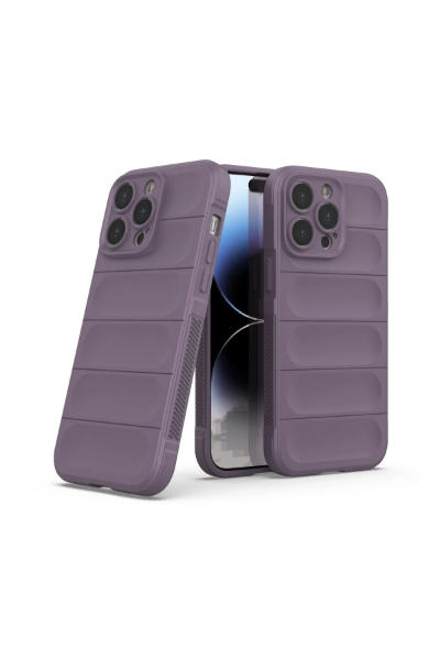 Newface iPhone 14 Pro Max Kılıf Optimum Silikon - Mor resmi