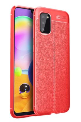 Newface Samsung Galaxy A02S Kılıf Auto Focus Kapak - Kırmızı resmi