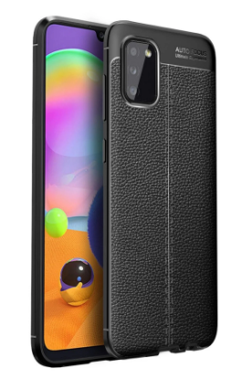 Newface Samsung Galaxy A02S Kılıf Auto Focus Kapak - Siyah resmi