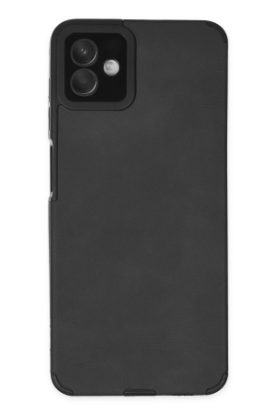 Newface Samsung Galaxy A04 Kılıf Loop Deri Silikon - Siyah resmi