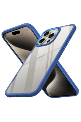 Newface iPhone 15 Pro Kılıf Power Silikon - Mavi resmi