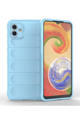 Newface Samsung Galaxy A04 Kılıf Optimum Silikon - Sky Blue resmi