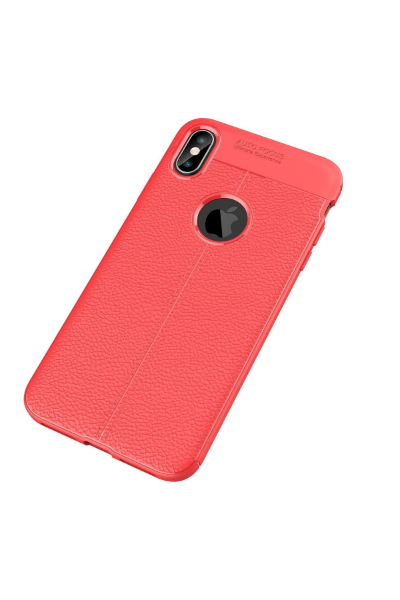 Newface iPhone XS Max Kılıf Auto Focus Kapak - Kırmızı resmi