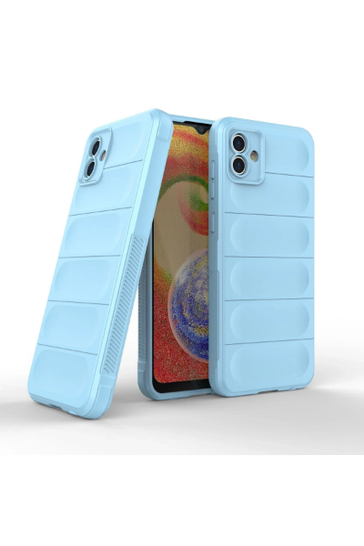 Newface Samsung Galaxy A04 Kılıf Optimum Silikon - Sky Blue resmi