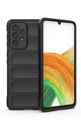 Newface Samsung Galaxy A33 5G Kılıf Optimum Silikon - Siyah resmi