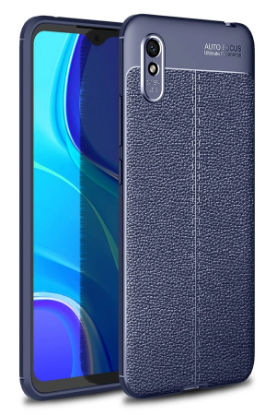 Newface Xiaomi Redmi 9A Kılıf Auto Focus Kapak - Lacivert resmi