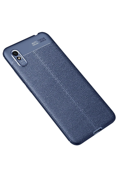 Newface Xiaomi Redmi 9A Kılıf Auto Focus Kapak - Lacivert resmi