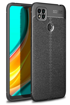 Newface Xiaomi Redmi 9C Kılıf Auto Focus Kapak - Siyah resmi