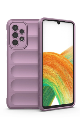 Newface Samsung Galaxy A33 5G Kılıf Optimum Silikon - Mor resmi