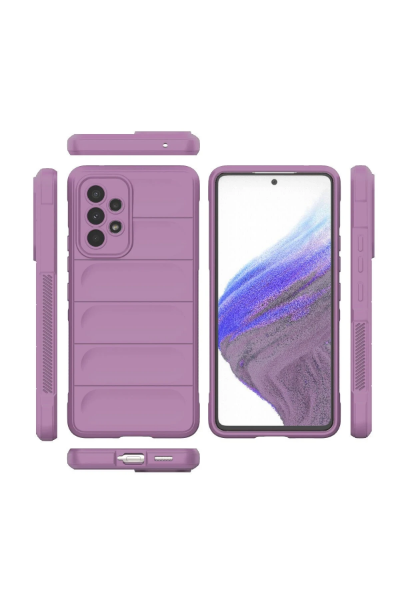 Newface Samsung Galaxy A53 5G Kılıf Optimum Silikon - Mor resmi