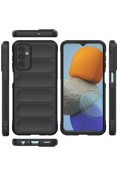 Newface Samsung Galaxy M23 Kılıf Optimum Silikon - Siyah resmi