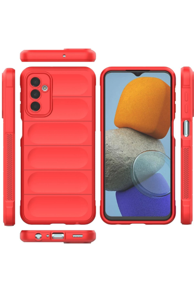 Newface Samsung Galaxy M23 Kılıf Optimum Silikon - Kırmızı resmi