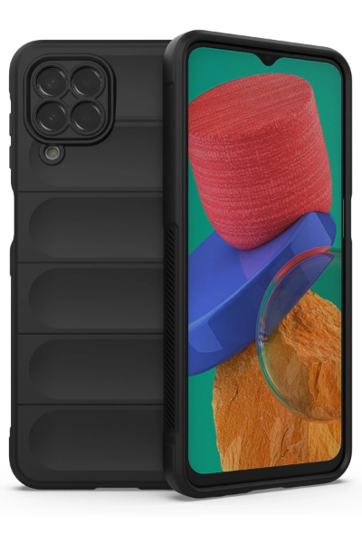 Newface Samsung Galaxy M33 Kılıf Optimum Silikon - Siyah resmi