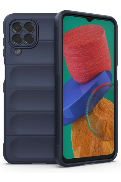 Newface Samsung Galaxy M33 Kılıf Optimum Silikon - Lacivert resmi