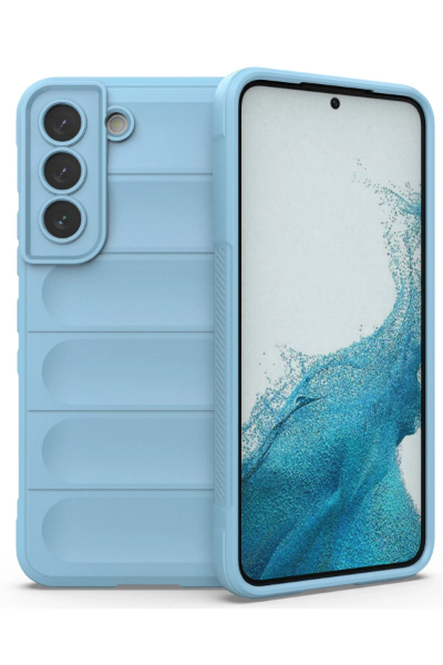 Newface Samsung Galaxy S21 Kılıf Optimum Silikon - Sky Blue resmi