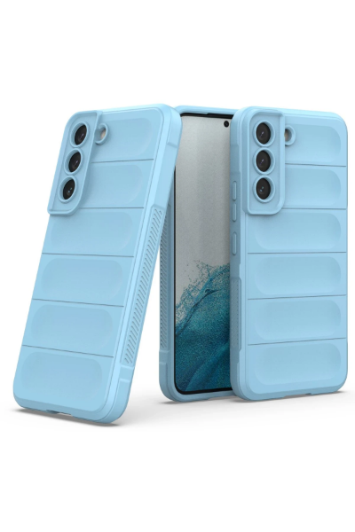 Newface Samsung Galaxy S21 Kılıf Optimum Silikon - Sky Blue resmi
