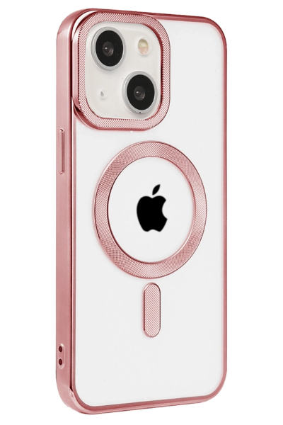 Newface iPhone 15 Kılıf Kronos Magsafe Kapak - Rose Gold resmi