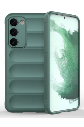 Newface Samsung Galaxy S23 Plus Kılıf Optimum Silikon - Koyu Yeşil resmi