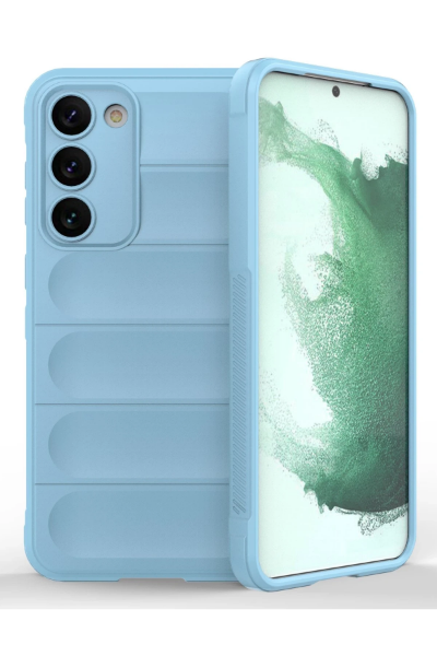 Newface Samsung Galaxy S23 Plus Kılıf Optimum Silikon - Sky Blue resmi