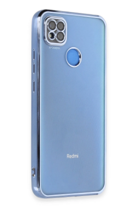 Newface Xiaomi Redmi 9C Kılıf Razer Lensli Silikon - Açık Mavi resmi