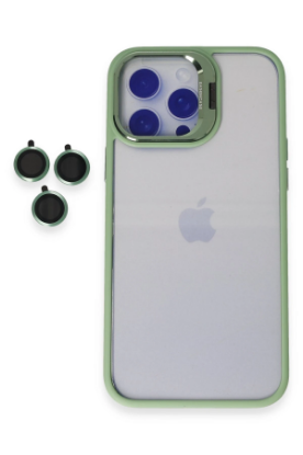 Joko iPhone 14 Pro Kılıf Roblox Lens Standlı Kapak - Yeşil resmi