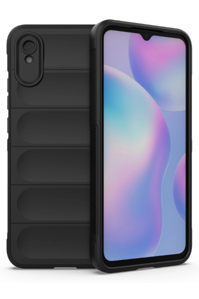 Newface Xiaomi Redmi 9A Kılıf Optimum Silikon - Siyah resmi