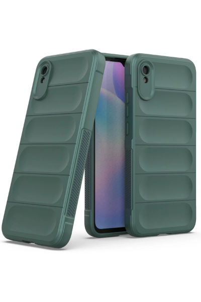 Newface Xiaomi Redmi 9A Kılıf Optimum Silikon - Koyu Yeşil resmi