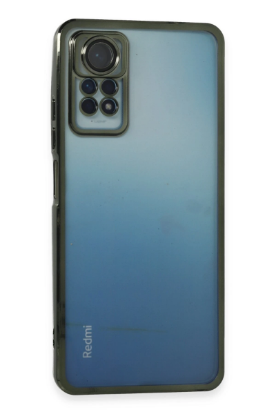 Newface Xiaomi Redmi Note 11 Pro Kılıf Razer Lensli Silikon - Yeşil resmi