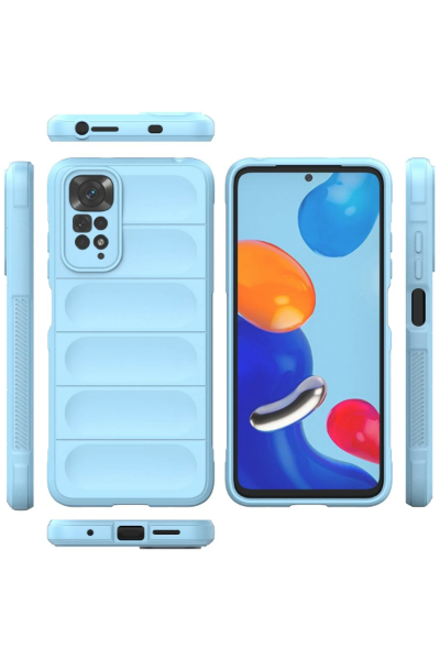 Newface Xiaomi Redmi Note 11 Kılıf Optimum Silikon - Sky Blue resmi